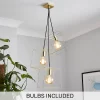 Edge 3 Light Cluster Pendant - Polished Brass -Furniture Series Store 13208317 1675021602876068