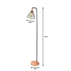 Decan Floor Lamp - Smoke & Copper -Furniture Series Store 13208319 1504909895239095