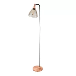 Decan Floor Lamp - Smoke & Copper -Furniture Series Store 13208319 5454896913313964