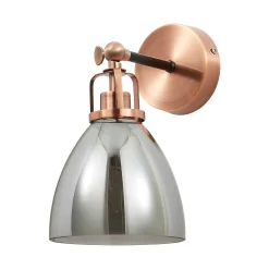 Decan Wall Light - Smoke & Copper -Furniture Series Store 13208320 3764896913328277