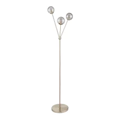 Orb 3 Light Floor Lamp - Nickel Smoke -Furniture Series Store 13208323 7914896913520220