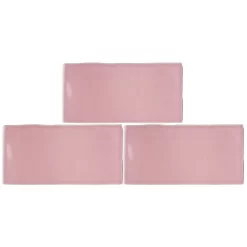 Country Living Artisan Peony Blush Ceramic Wall Tile 75 X 150mm - 0.5sqm Pack -Furniture Series Store 13220554 7974918492287321