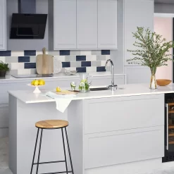 Country Living Artisan French Navy Ceramic Wall Tile 75 X 150mm - 0.5sqm Pack -Furniture Series Store 13220556 1024909608086190