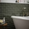 Country Living Artisan Moss Green Ceramic Wall Tile 75 X 150mm - 0.5sqm Pack