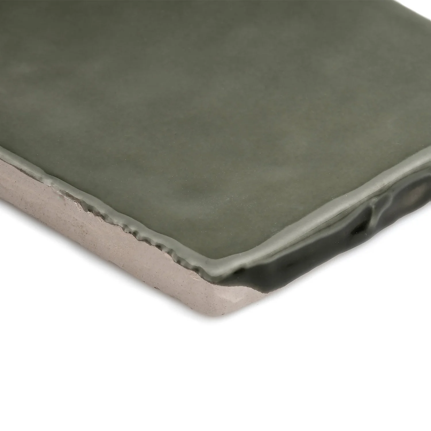 Country Living Artisan Moss Green Ceramic Wall Tile 75 X 150mm - 0.5sqm Pack 5 Country Living Artisan Moss Green Ceramic Wall Tile 75 X 150mm - 0.5sqm Pack - Image 4