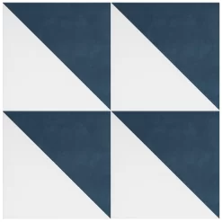 House Beautiful Cube Denim Porcelain Wall & Floor Tile 200 X 200mm - 0.52sqm Pack -Furniture Series Store 13220590 1634916410125714