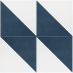 House Beautiful Cube Denim Porcelain Wall & Floor Tile 200 X 200mm - 0.52sqm Pack -Furniture Series Store 13220590 1724924675554813