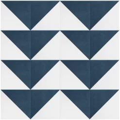 House Beautiful Cube Denim Porcelain Wall & Floor Tile 200 X 200mm - 0.52sqm Pack -Furniture Series Store 13220590 8964924671357078