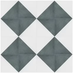 House Beautiful Cube Fern Porcelain Wall & Floor Tile 200 X 200mm - 0.52sqm Pack -Furniture Series Store 13220592 1144915382051988