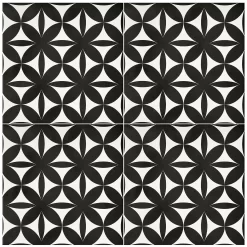 Fiore Eclipse Grey Porcelain Wall & Floor Tile 200 X 200mm - 0.52sqm Pack -Furniture Series Store 13220598 1364916348899719