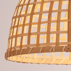 Belle Bamboo Woven Light Shade - Medium -Furniture Series Store 13222273 5514913785438557