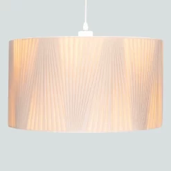 Raye Champagne Drum Pleated Silk Shade - 45cm -Furniture Series Store 13222471 2084901095547703