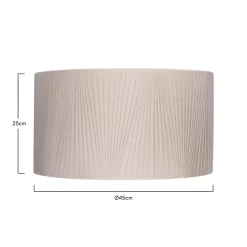 Raye Champagne Drum Pleated Silk Shade - 45cm -Furniture Series Store 13222471 6184901095706883
