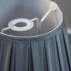 Raye Duck Egg Pleated Taper Silk Shade - 40cm -Furniture Series Store 13222473 2194946174587101