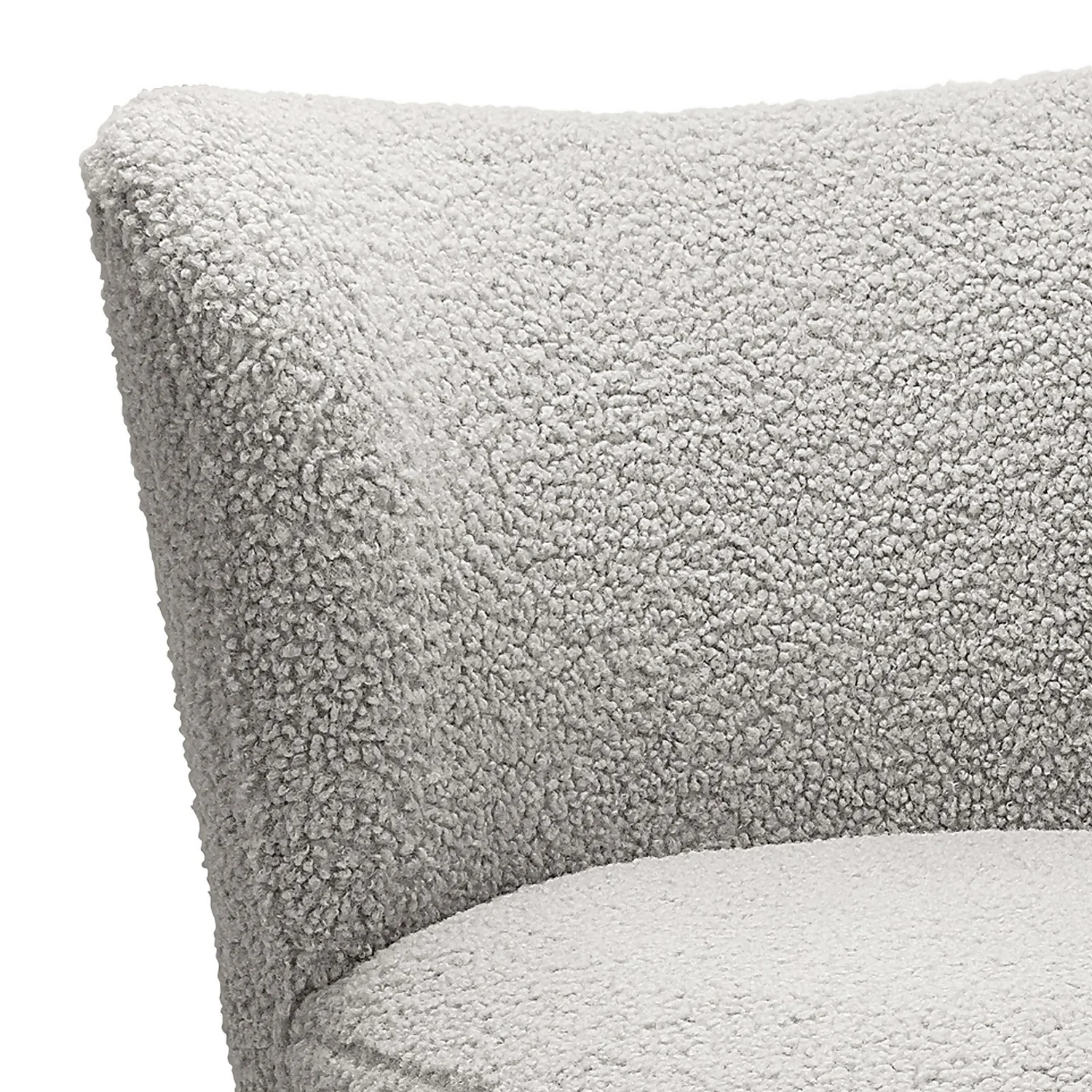 Sean Boucle Occasional Chair - Grey 7 Sean Boucle Occasional Chair - Grey - Image 5