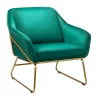 Evelyn Metal Frame Chair - Emerald -Furniture Series Store 13222772 1284932955487316