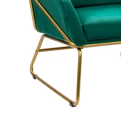 Evelyn Metal Frame Chair - Emerald -Furniture Series Store 13222772 3134932955727262