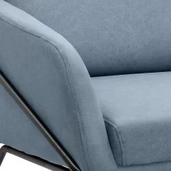 Evelyn Metal Frame Chair - Denim Blue -Furniture Series Store 13222781 3214940701777620