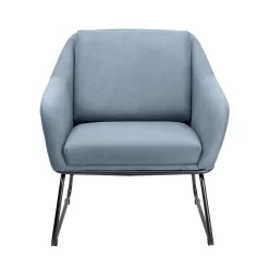 Evelyn Metal Frame Chair - Denim Blue -Furniture Series Store 13222781 5444940701581669