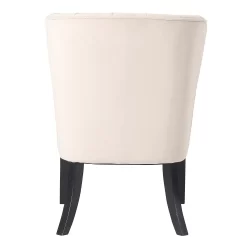 Sadie Velvet Accent Chair - Ivory -Furniture Series Store 13223762 1594927512113223