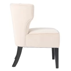 Sadie Velvet Accent Chair - Ivory -Furniture Series Store 13223762 1734927512058890