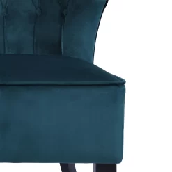 Sadie Velvet Accent Chair - Aegean Blue -Furniture Series Store 13223769 1154958840749257