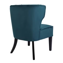Sadie Velvet Accent Chair - Aegean Blue -Furniture Series Store 13223769 1514958840668956