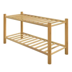 Living Elements 2 Tier Bamboo Shoe Rack