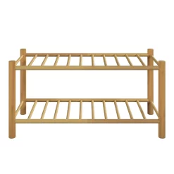 Living Elements 2 Tier Bamboo Shoe Rack -Furniture Series Store 13231129 6074929069075159