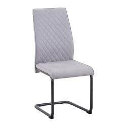 Skelby Cantilever Dining Chairs - Set Of 2 - Silver Grey 9 Skelby Cantilever Dining Chairs - Set Of 2 - Silver Grey -Furniture Series Store 13244352 1354947968209608