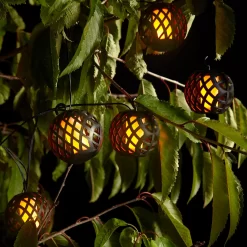 Furniture Series Store 21 10 Solar Flame String Lights