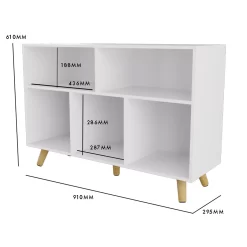 Kids Compact Storage Unit With Legs - White -Furniture Series Store 13277674 1184929069674892