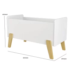 Kids Open Toy Chest - White & Natural -Furniture Series Store 13277675 2634930078466901