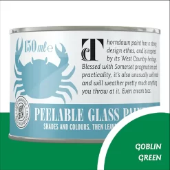 Thorndown Goblin Green Peelable Glass Paint 150ml
