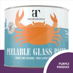 Thorndown Purple Phoenix Peelable Glass Paint 750ml
