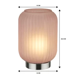 Pearl Frosted Table Lamp - Rose -Furniture Series Store 13445403 8665042045103297