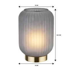 Pearl Frosted Table Lamp - Navy -Furniture Series Store 13445407 1065042048335521