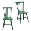 The Spindle Chair - Set Of 2 - Forest Green -Furniture Series Store 13460768 5024940701394994