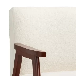 Alex Mid Century Boucle Armchair - Cream -Furniture Series Store 13514415 1114964543331504