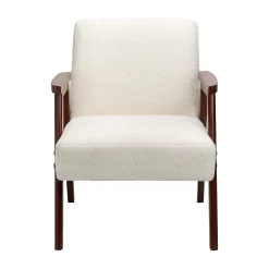 Alex Mid Century Boucle Armchair - Cream -Furniture Series Store 13514415 1164964543267289
