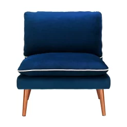 Pippa Pillow Accent Chair - Blue -Furniture Series Store 13514417 8174997229801594
