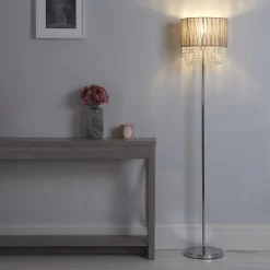 Bellano Floor Lamp - Grey -Furniture Series Store 13525830 1665009387758848