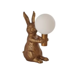 Rabbit Table Lamp - Gold & Glass -Furniture Series Store 13528281 1454956834744003