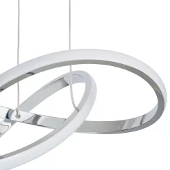 Boston LED Infinity Ceiling Pendant Light - Chrome -Furniture Series Store 13529582 1744945395661857