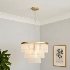 Highgate 3 Tier Pendant Light - Brass