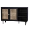 Kubu Rattan Sideboard - Black -Furniture Series Store 13633735 1554974679637040