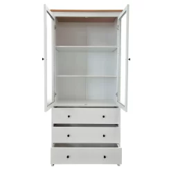 Ren Tall Storage Cabinet - White -Furniture Series Store 13633740 2484975449660996