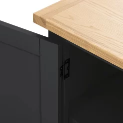Ashstead Small Sideboard - Oak & Charcoal -Furniture Series Store 13642198 1454953455829072