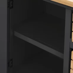 Ashstead Small Sideboard - Oak & Charcoal -Furniture Series Store 13642198 3104953455862459