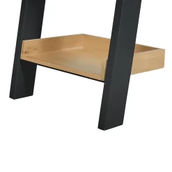 Ashstead Ladder Shelf - Oak & Charcoal -Furniture Series Store 13642205 1404953455398728